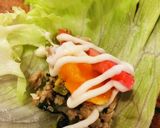 ＊挽肉と卵のレタス包み＊作り方8写真