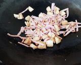 簡単!オカヒジキとハムの炒り卵♪作り方4写真