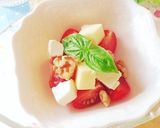 トマトとチーズのハニーサラダ　くるみ添え作り方16写真