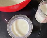 ゼリーとレアチーズの2層のケーキ作り方4写真