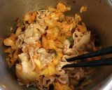 簡単ご飯！旨辛豚しゃぶキムチそうめん作り方3写真
