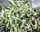 天ぷら粉でカンタン・空芯菜の天ぷら作り方2写真