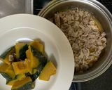 肉感たっぷり♪かぼちゃの豚肉あんかけ作り方6写真