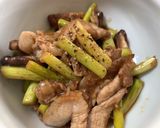 アスパラと豚こま肉のバタぽん炒め☆作り方7写真