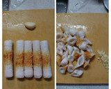 ■作り置き■こんにゃくとちくわの炒めもの作り方1写真