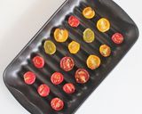 セミドライミニトマトと生ハムとブッラータ作り方2写真