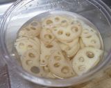レンコンと鯨スジポンのきんぴら作り方1写真