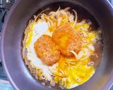 タレと卵の相性抜群！コロッケ丼！作り方5写真