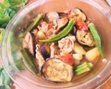 電子レンジで簡単♪夏野菜肉じゃが作り方5写真