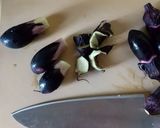 小ナスの漬け物--思い出のレシピ作り方1写真