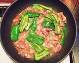 簡単☆牛肉とピーマンの焼き肉のタレ炒め作り方3写真