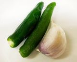 ニンニク唐辛子酢☆減塩食☆無塩作り方1写真