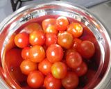 ミニトマトシロップ漬け作り方1写真
