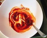 鶏皮のコチュジャン焼き作り方1写真