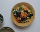 簡単☆キヌア辣油のたたききゅうりサラダ作り方7写真