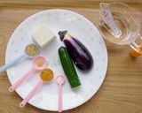 ベジ♪夏野菜と豆腐の冷やしみそ汁作り方1写真