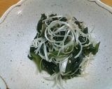 白ネギとワカメのナムル作り方4写真