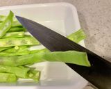 いんげんと椎茸のオイスターソース炒め作り方1写真