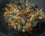 サツマイモの茎、早煮昆布、椎茸の佃煮作り方4写真