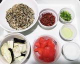 犬ご飯　茄子とトマトのミートソース作り方1写真