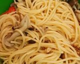 パリッ鶏…しめじとトマトのパスタ作り方8写真