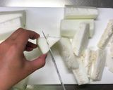 つるんと美味しい夕顔のシンプル煮物作り方3写真