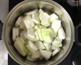 つるんと美味しい夕顔のシンプル煮物作り方5写真