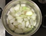 つるんと美味しい夕顔のシンプル煮物作り方6写真