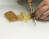 いぶりがっことスモークチーズのパスタ♡作り方1写真