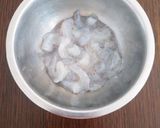 絶品☆海老のニラ玉焼きそば作り方1写真
