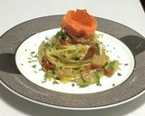 いぶりがっことスモークチーズのパスタ♡作り方15写真