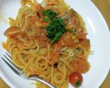 フレッシュトマトでトマトパスタ作り方9写真
