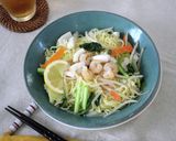 レンジでかんたん！海鮮しお焼きそば作り方4写真