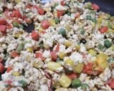 簡単！ボリュームたっぷり炒り卵豆腐作り方4写真
