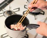 和風カレー出汁で食べる！ビーフンつけめん作り方4写真