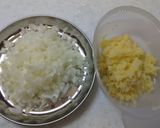 【給食】森の幸ハンバーグ作り方1写真
