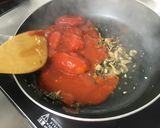 ソフトシェルクラブのトマトクリームパスタ作り方9写真