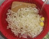 カップ麺で冷やしキツネうどん作り方2写真