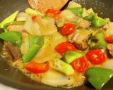 さばと夏野菜のバターポン酢炒め作り方4写真