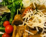 アレンジ●中濃ソースのチーズチキンカレー作り方4写真
