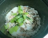 鮭と干しきのこのミルクピラフ作り方7写真