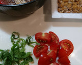 簡単！美味♪納豆トマト大葉の中華風和え物作り方1写真