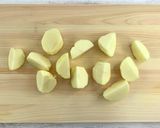 レンジで簡単♪青のりコーンのポテトサラダ作り方1写真