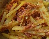 簡単、オムレツ(コンビーフカレーチーズ)作り方2写真
