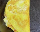 簡単、オムレツ(コンビーフカレーチーズ)作り方5写真