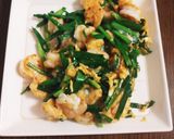 絶品☆海老のニラ玉焼きそば作り方7写真