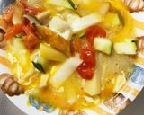 根菜チクワミニトマト味スペイン風オムレツ作り方19写真