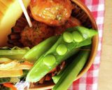 お弁当★レンジで簡単★ピリ辛揚ボール作り方4写真
