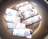 超簡単！ナスの肉巻き 黄金の味炒め！！作り方4写真