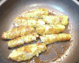 超簡単！ナスの肉巻き 黄金の味炒め！！作り方6写真